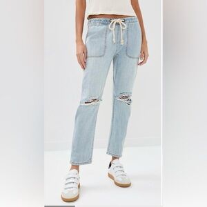 One Teaspoon Shabbies Drawsting Boyfriend jean -like new!